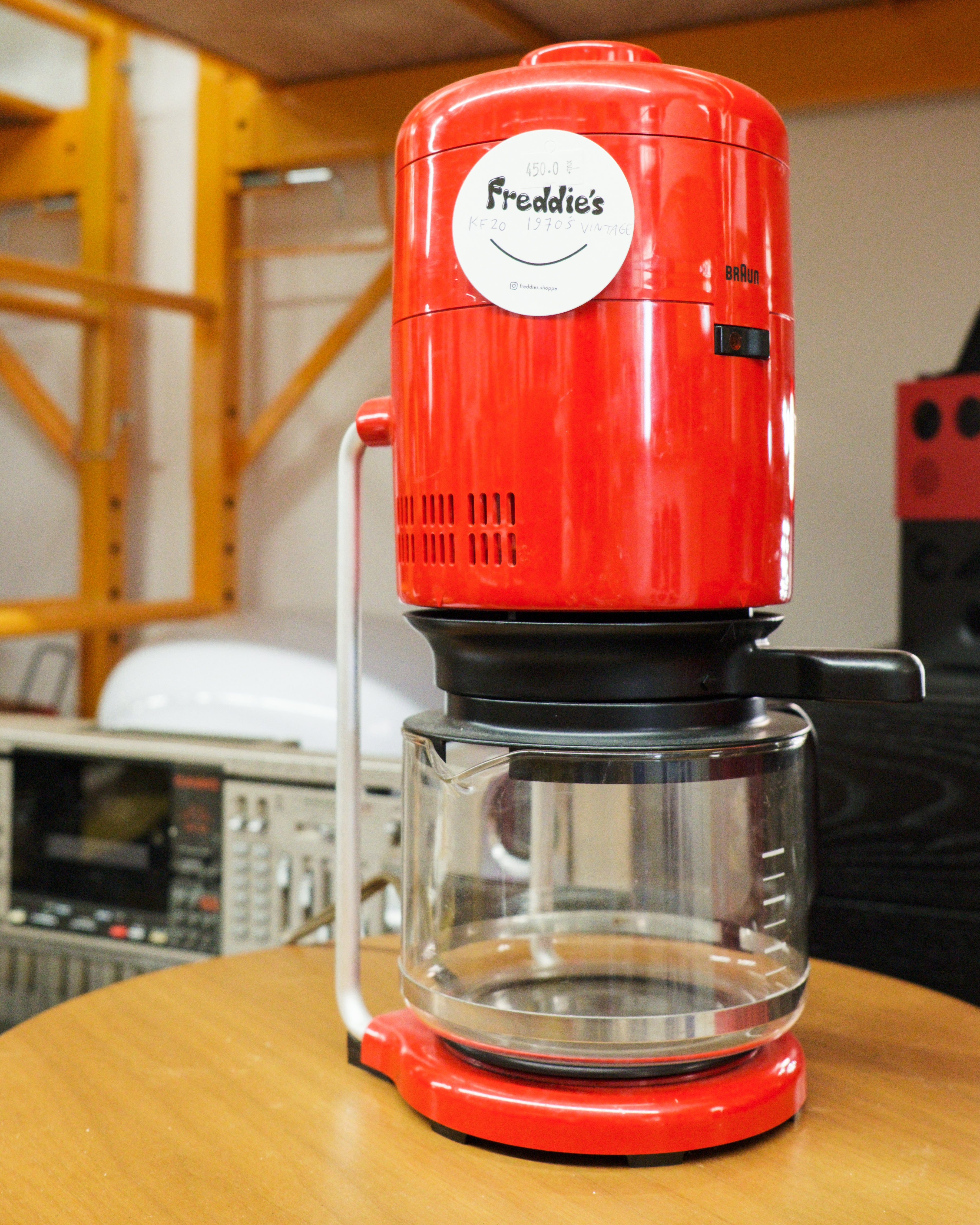 1972 Braun KF20 Red Coffee Maker – Freddie's Lifestyle Shop