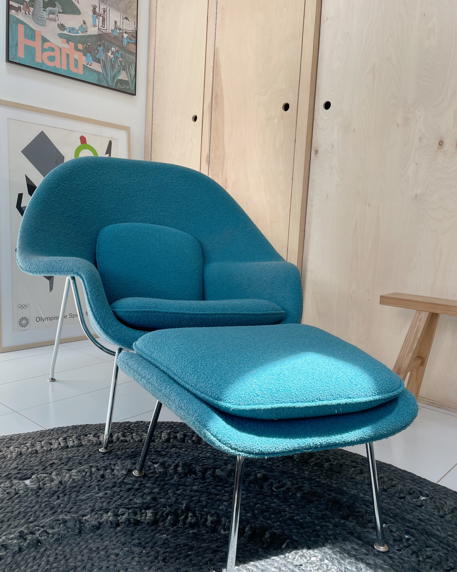 Knoll Womb chair + ottoman – Freddie's Lifestyle Shop