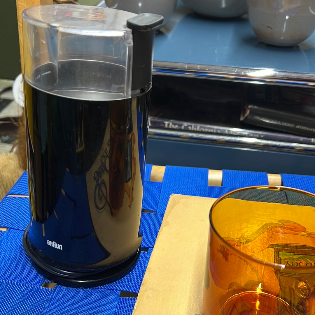 Braun coffee grinder black