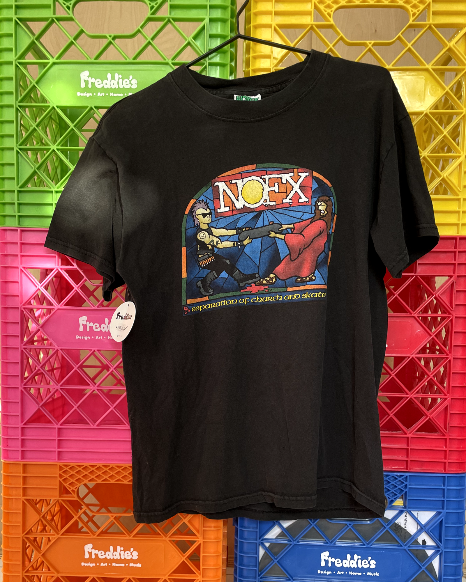 NOFX Separation of Church and Skate Tee Size M