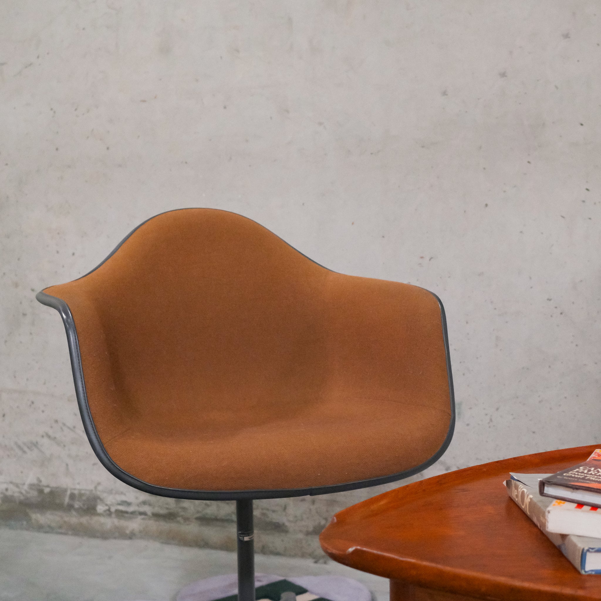 Brown Herman Miller Eames Bucket Chair