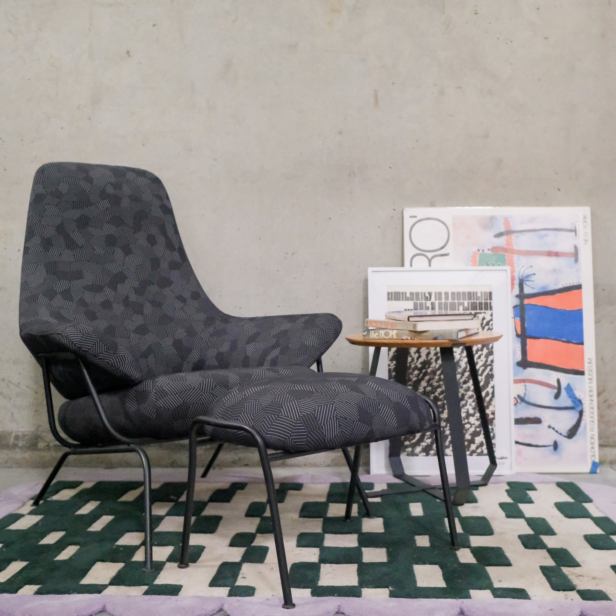 Black - Hai Lounge Chair by Hem