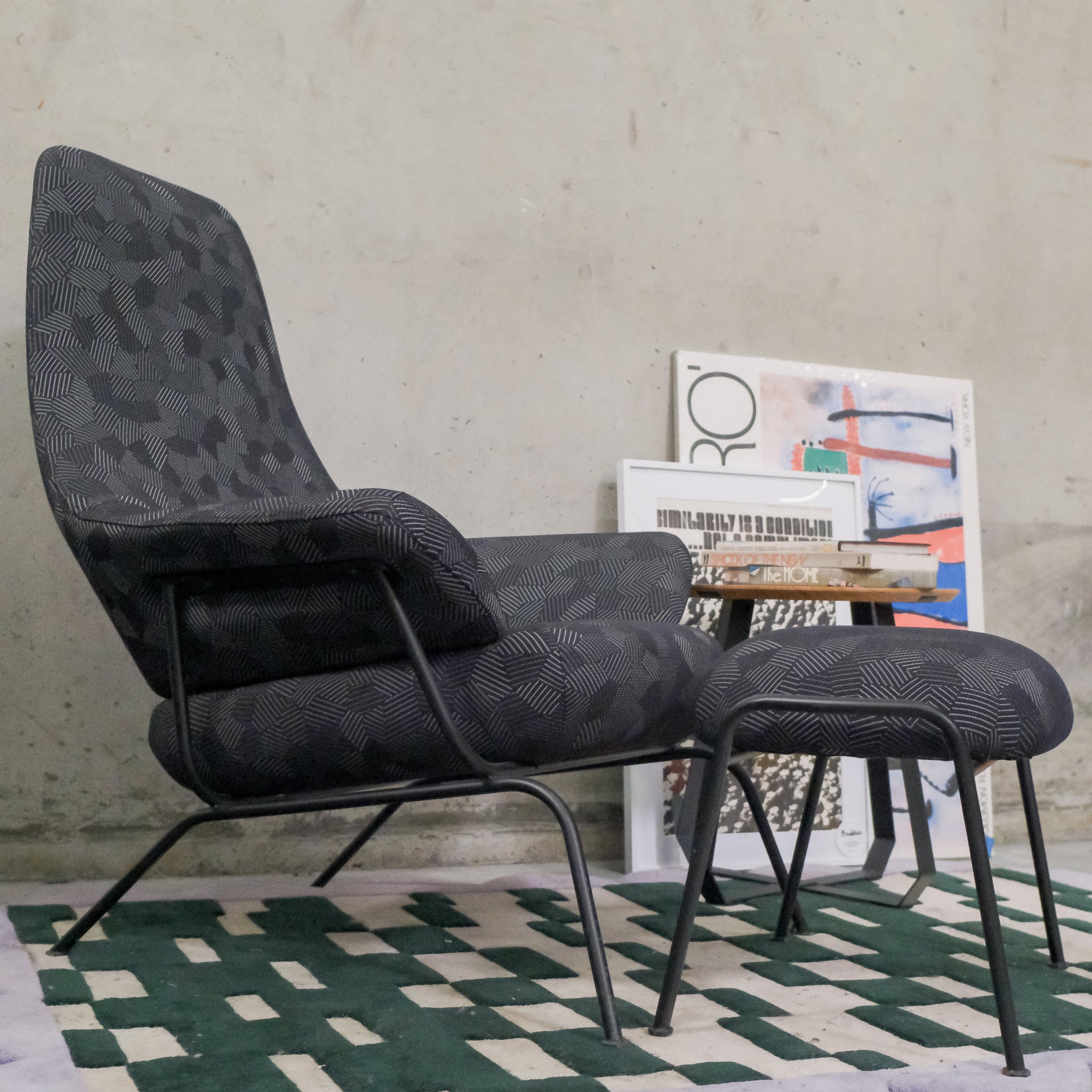 Black - Hai Lounge Chair by Hem