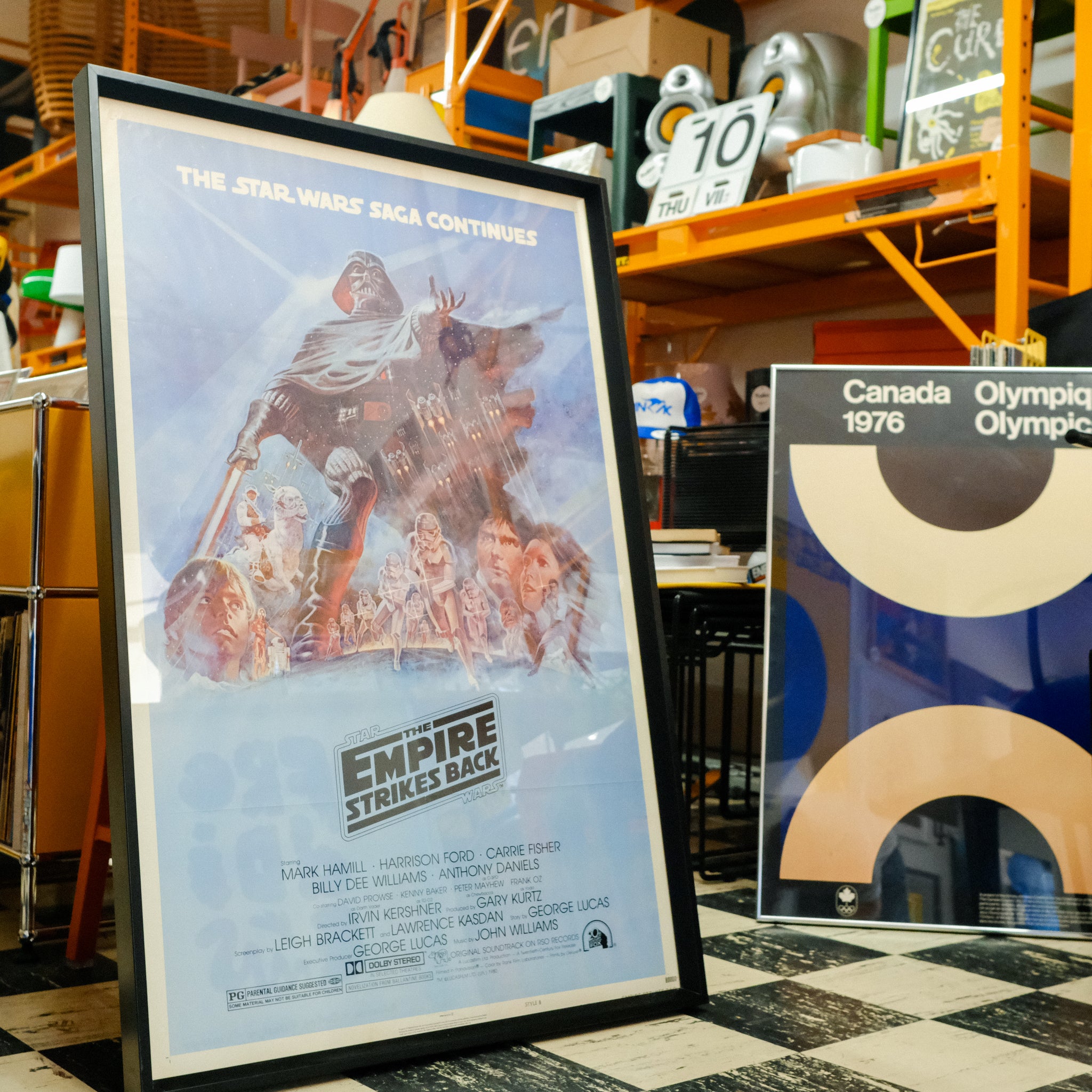 Original 1980 Star Wars - The Empire Strikes Back Poster (Framed)