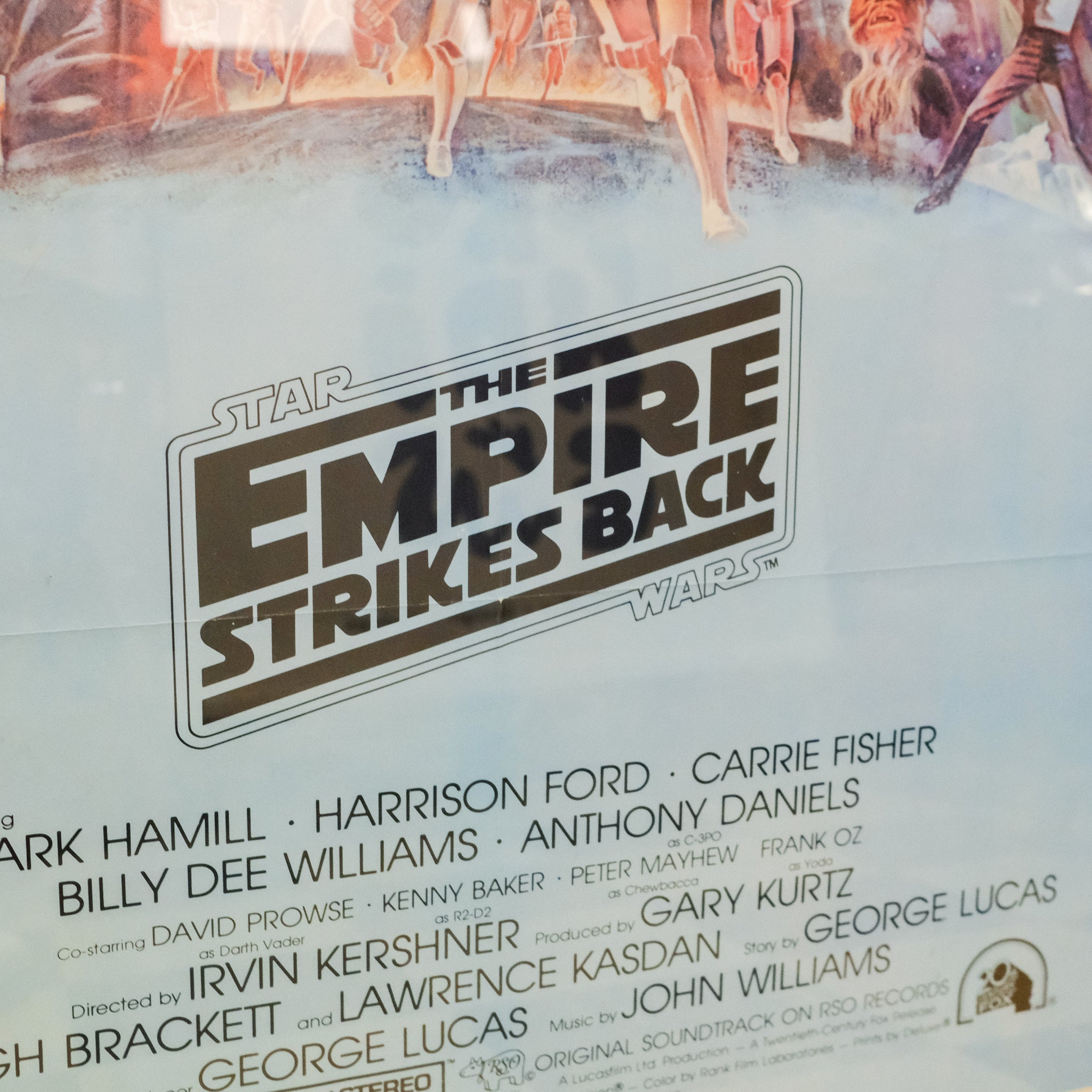 Original 1980 Star Wars - The Empire Strikes Back Poster (Framed)