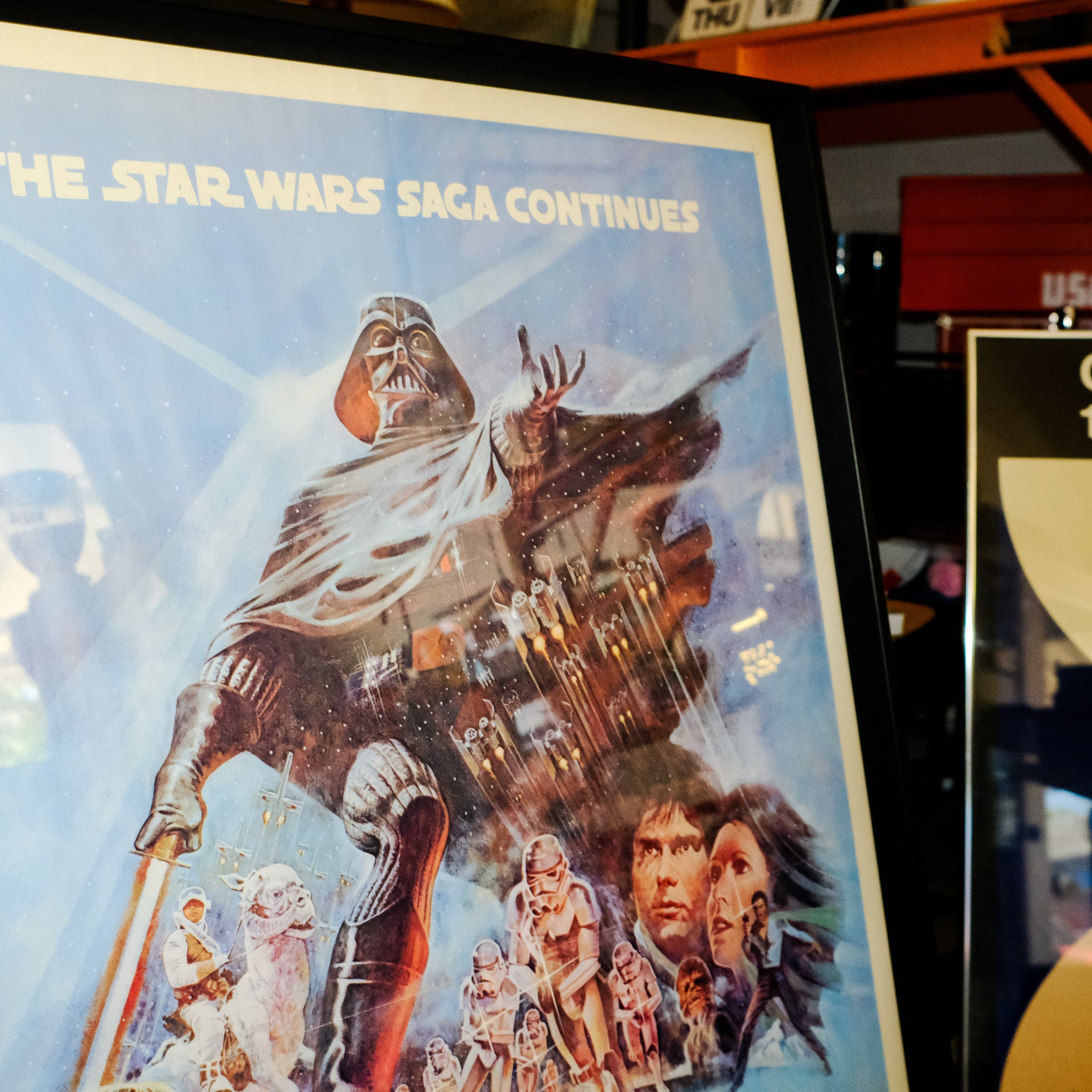 Original 1980 Star Wars - The Empire Strikes Back Poster (Framed)