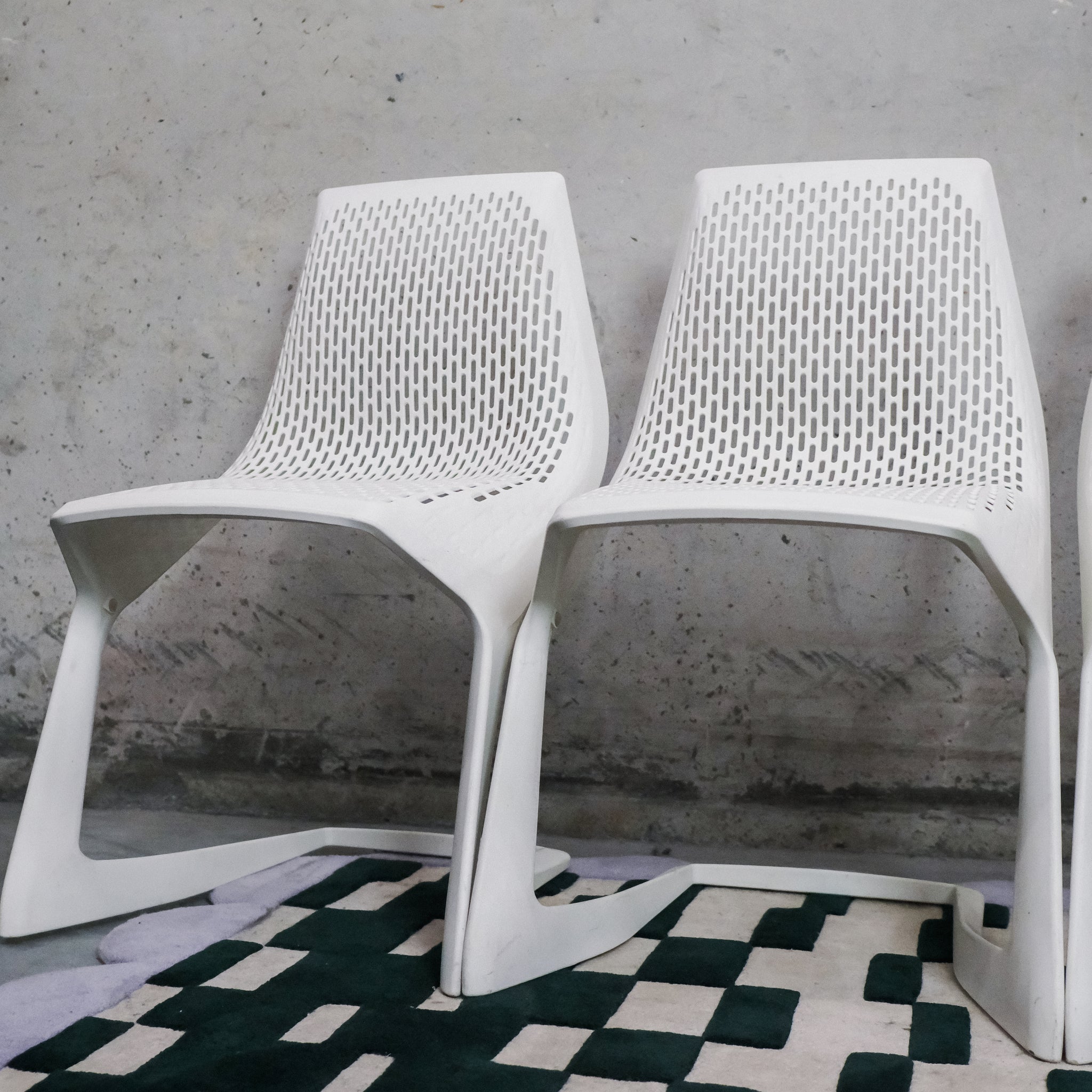 Myto Chairs by Grcic for Plank- White (Set of 4)