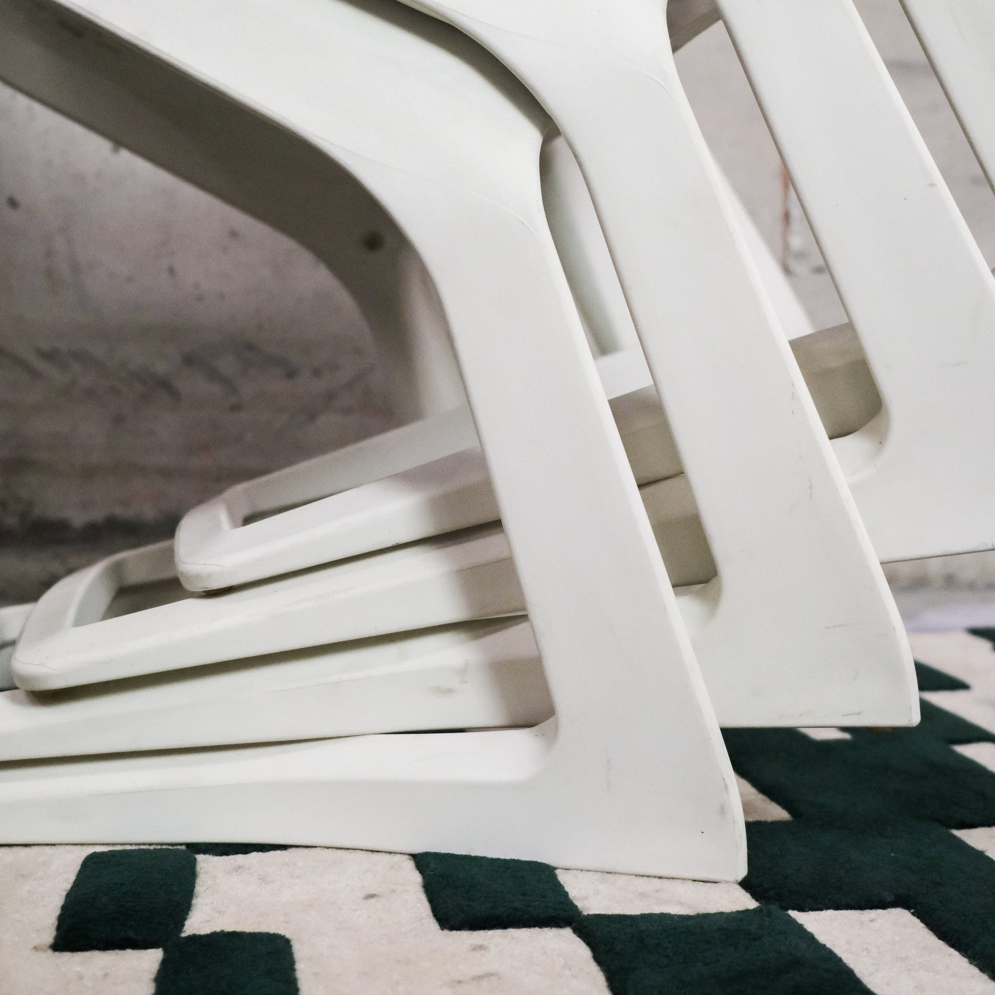 Myto Chairs by Grcic for Plank- White (Set of 4)