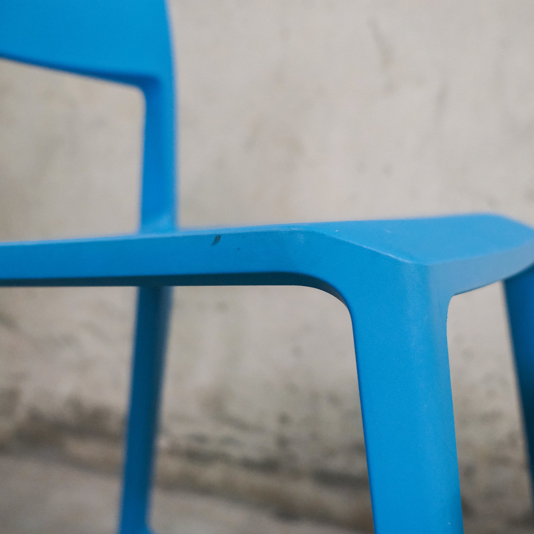 Vitra Tip Ton Chairs in Glacier Blue (Set of 4)