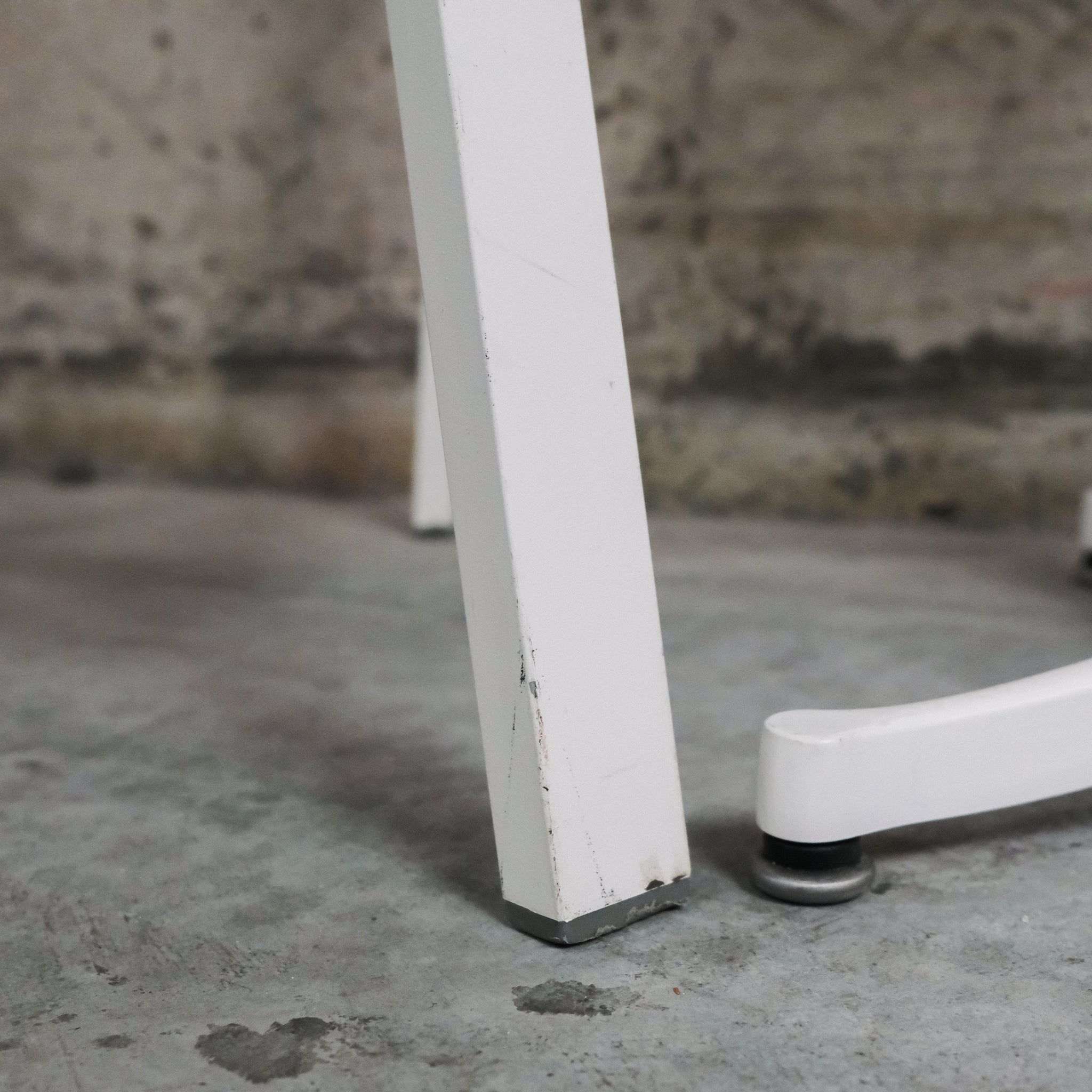 Pair - Konstantin Grcic Stool One Bar Stool (White)
