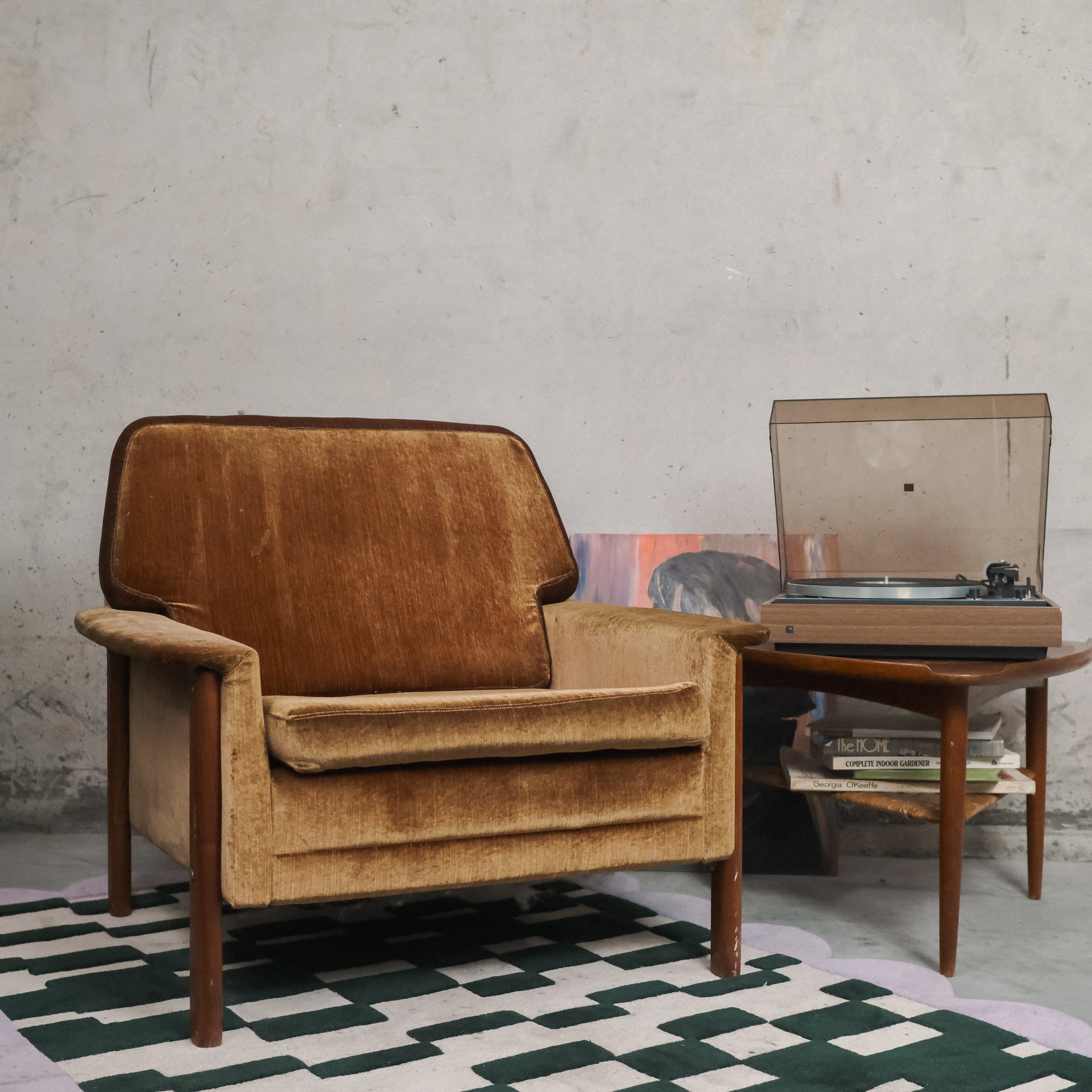 MCM Brown Lounge Chair