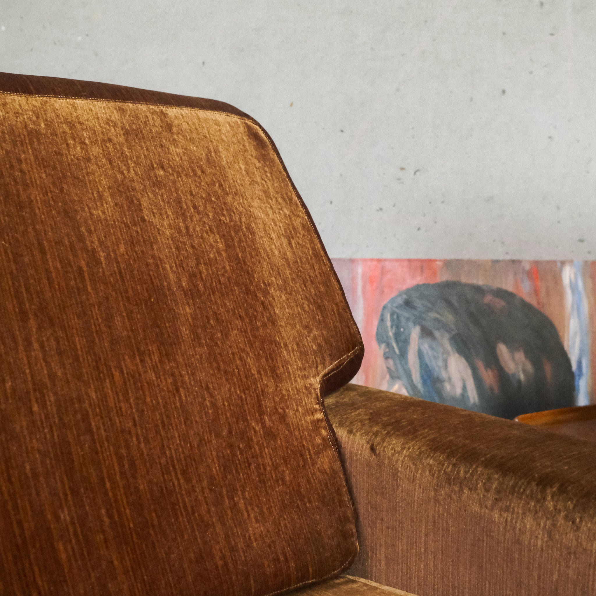 MCM Brown Lounge Chair