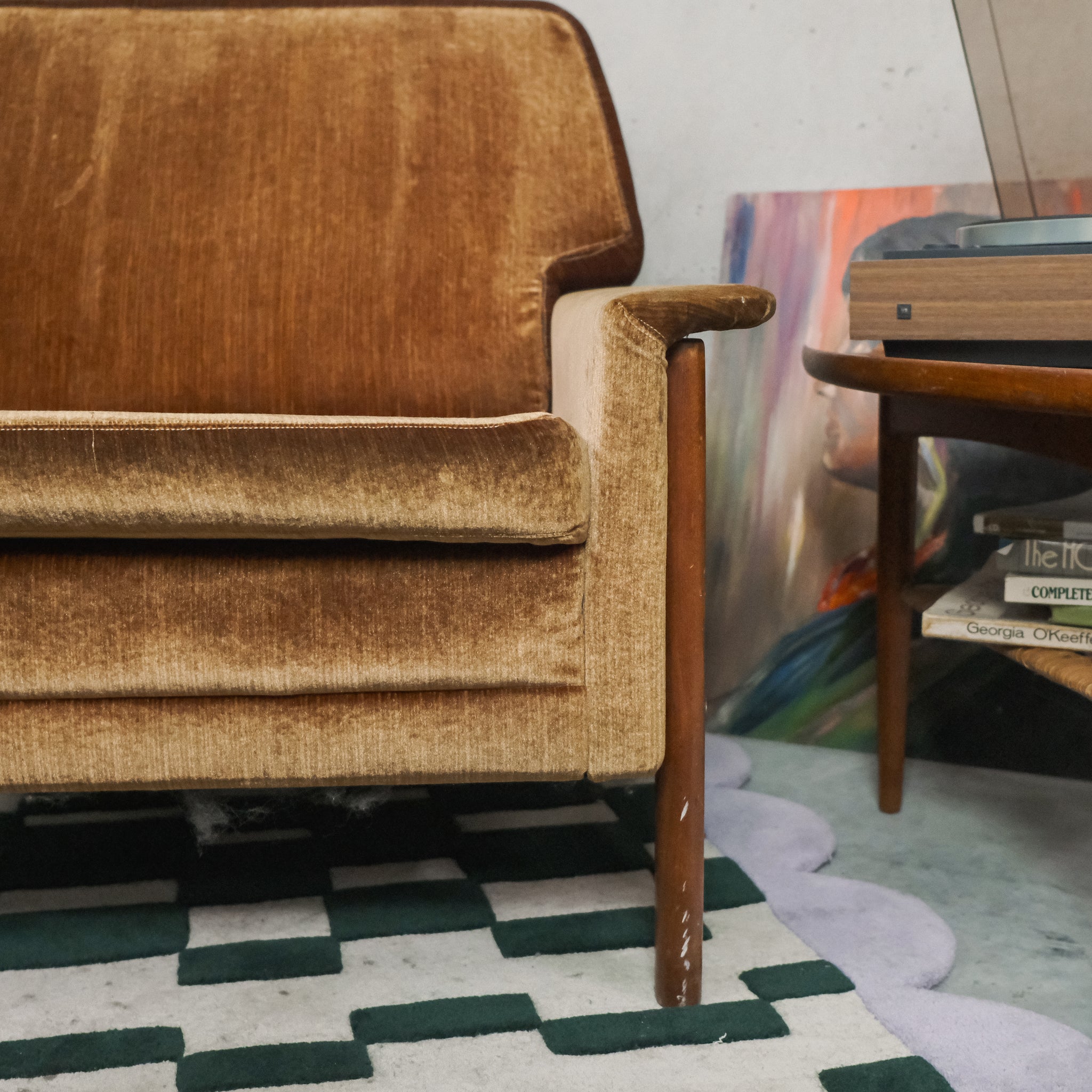 MCM Brown Lounge Chair