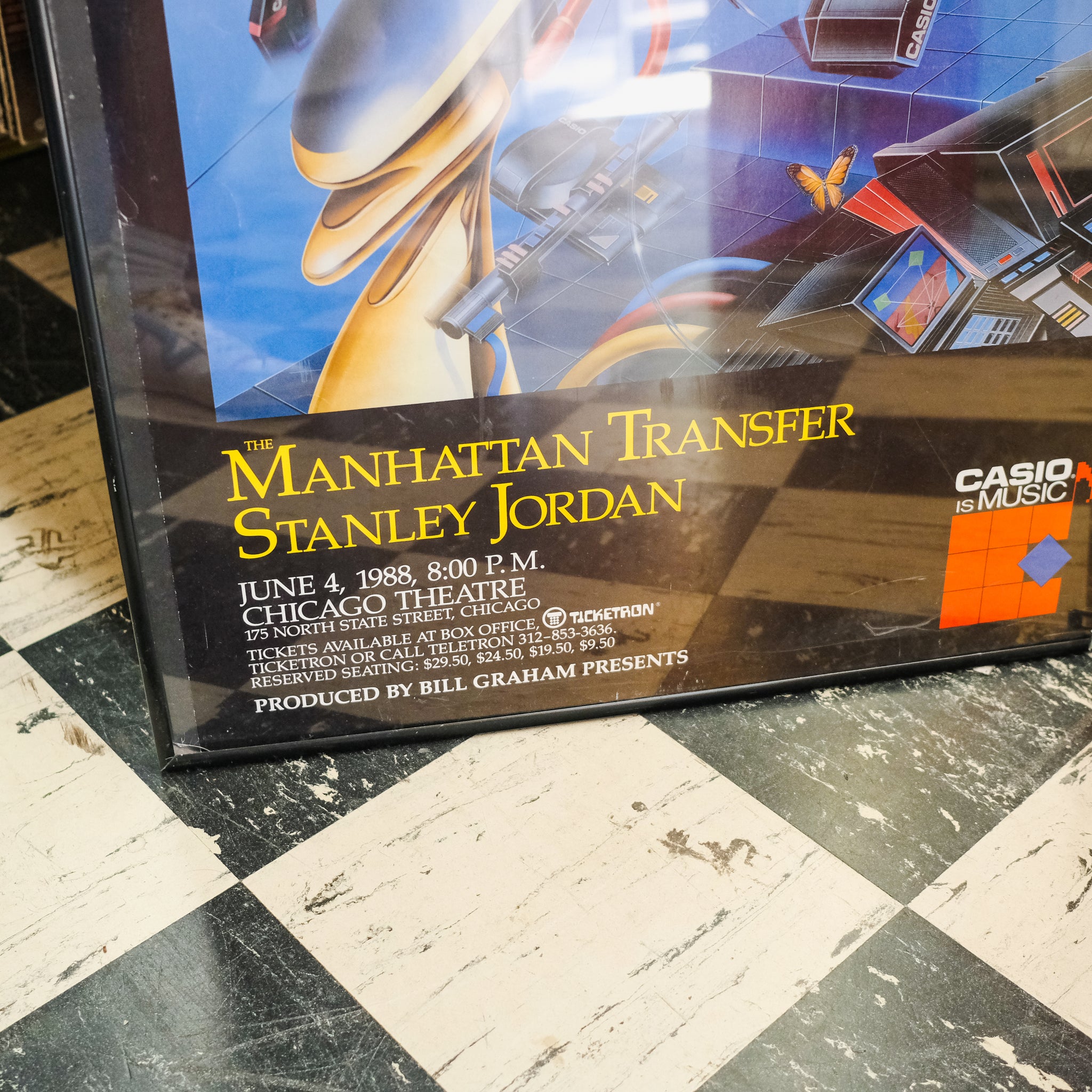 Casio - Manhattan Transfer - Stanley Jordan Poster