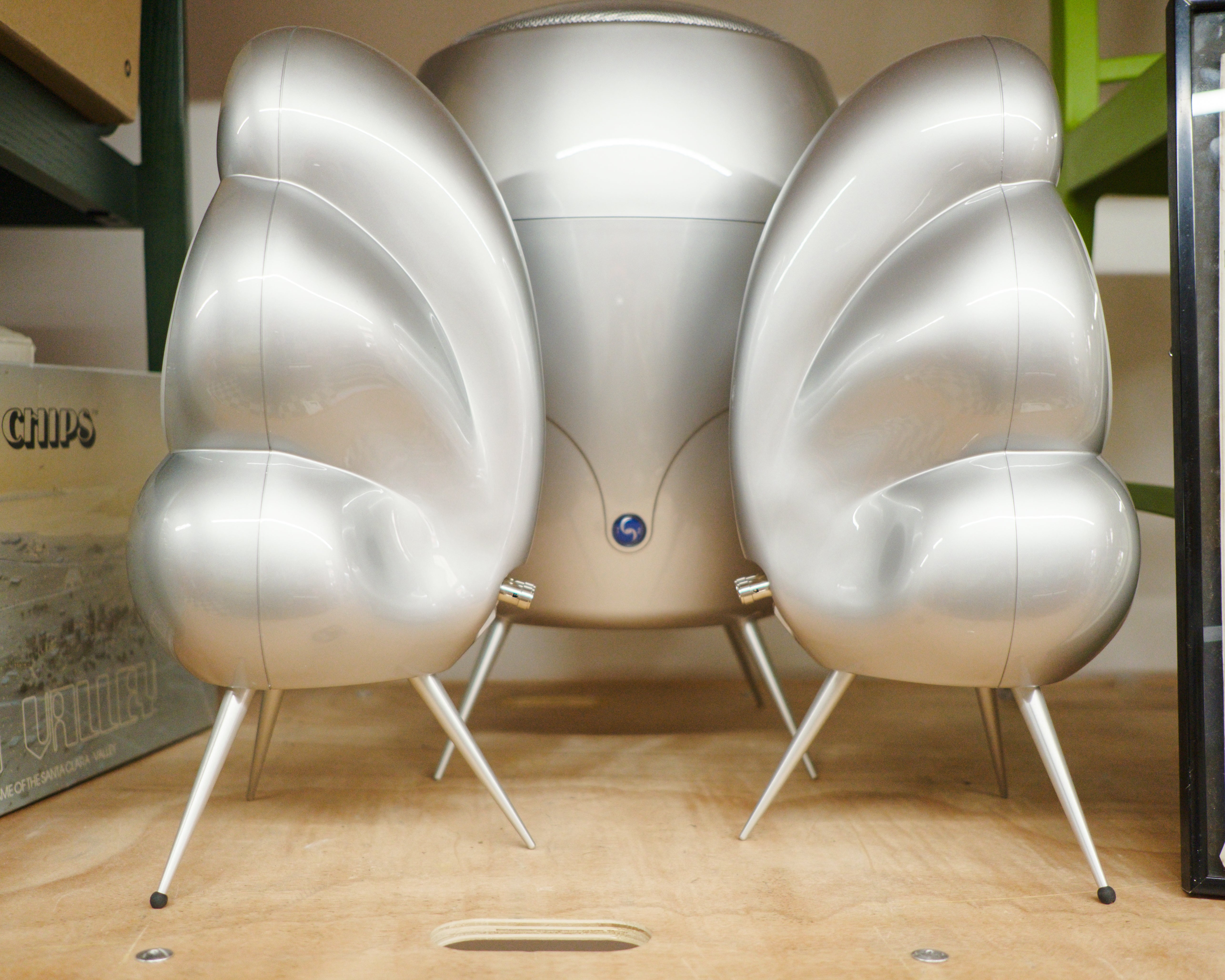 1990's Bowers and Wilkins Blueroom Minipod Speakers w/ Bass