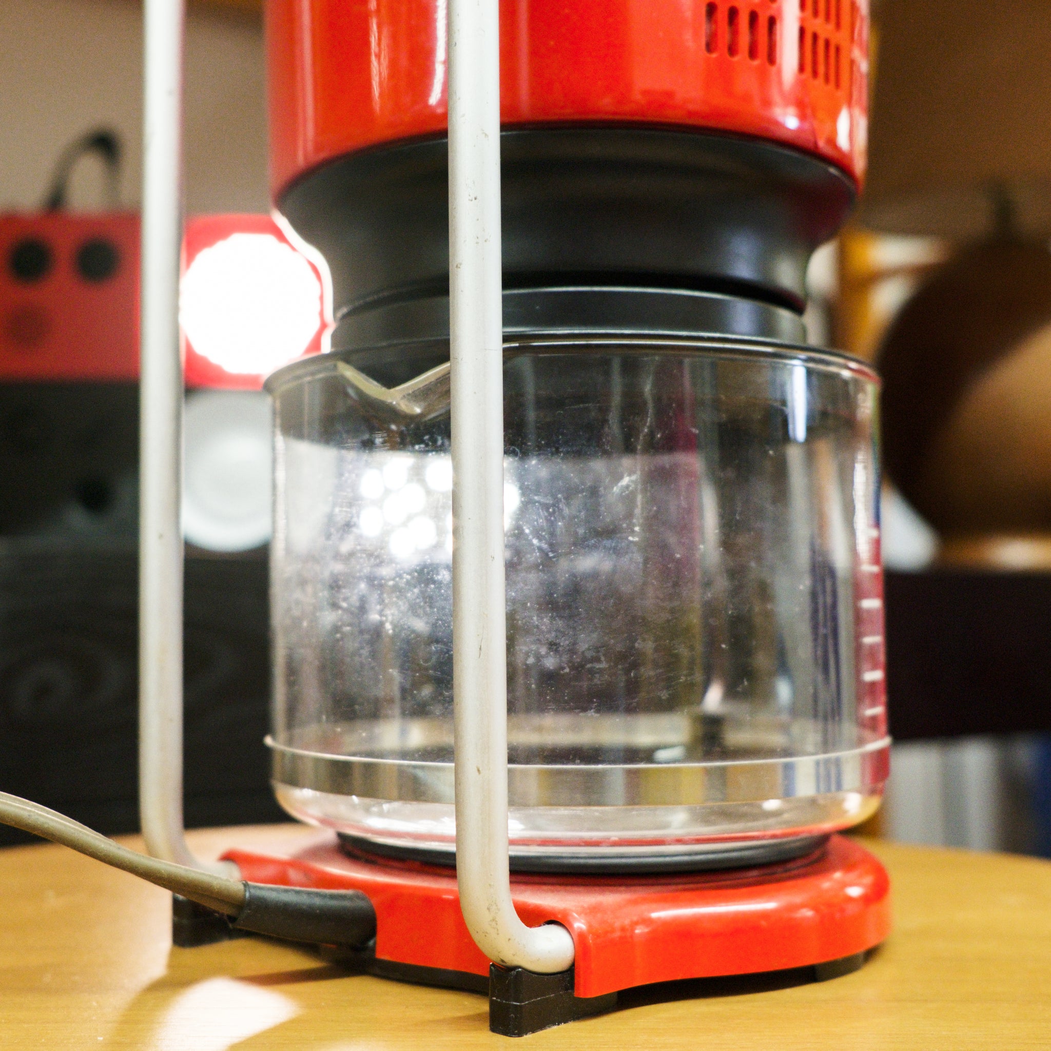 1972 Braun KF20 Red Coffee Maker