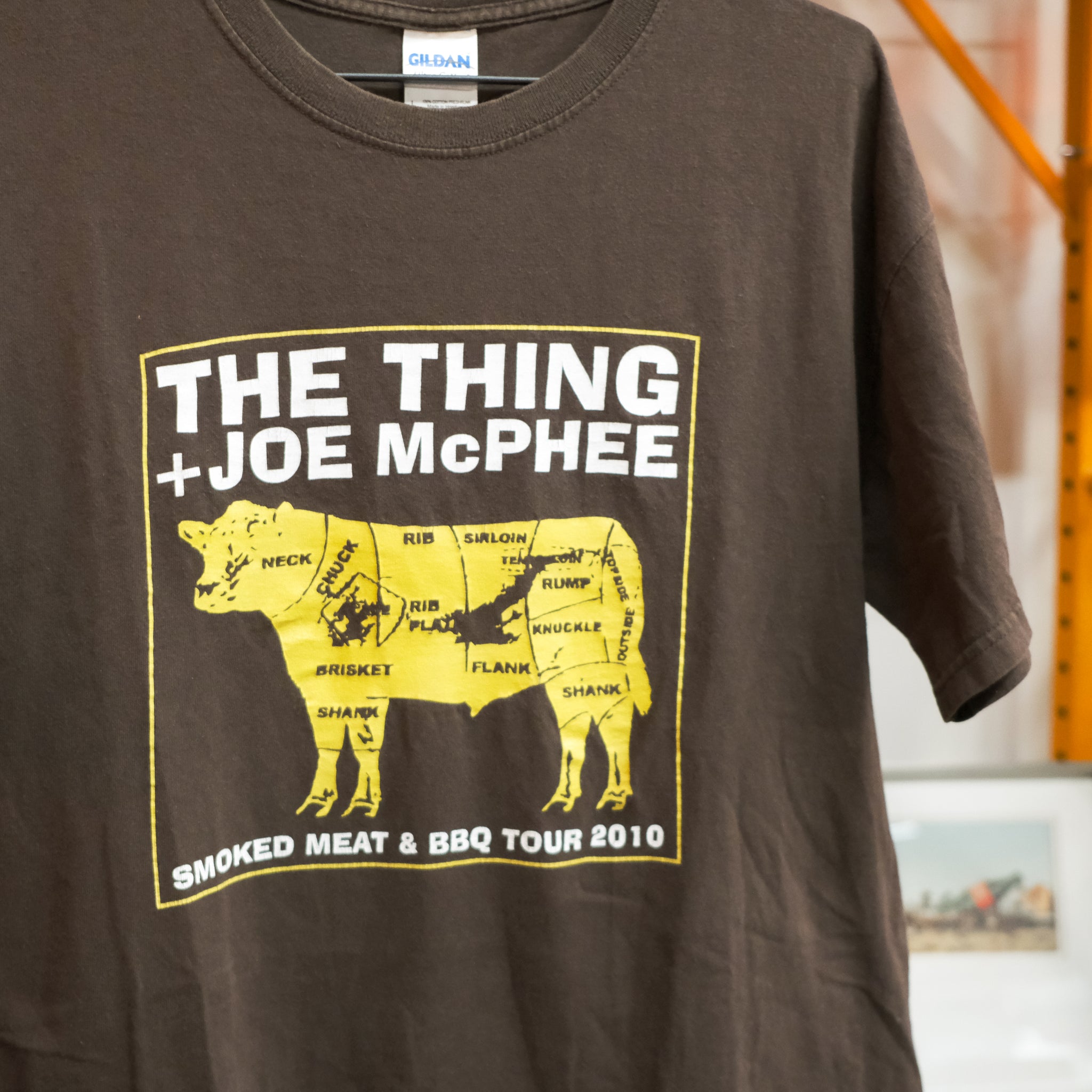 The Thing & Joe McPhee - Smoked Meat & BBQ Tour Tee 2010 (Size L)