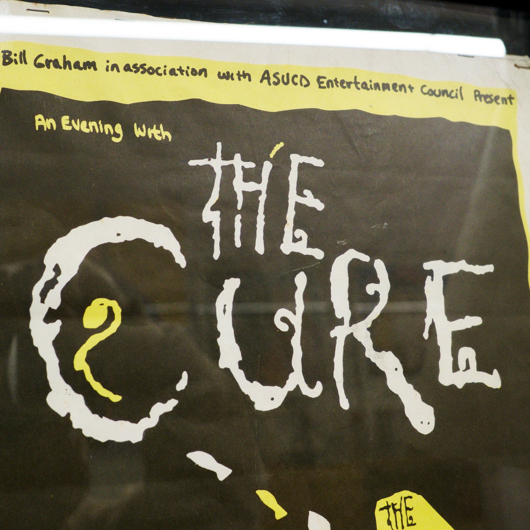 The Cure at UC Davis - October 7th 1985 - Signed Poster