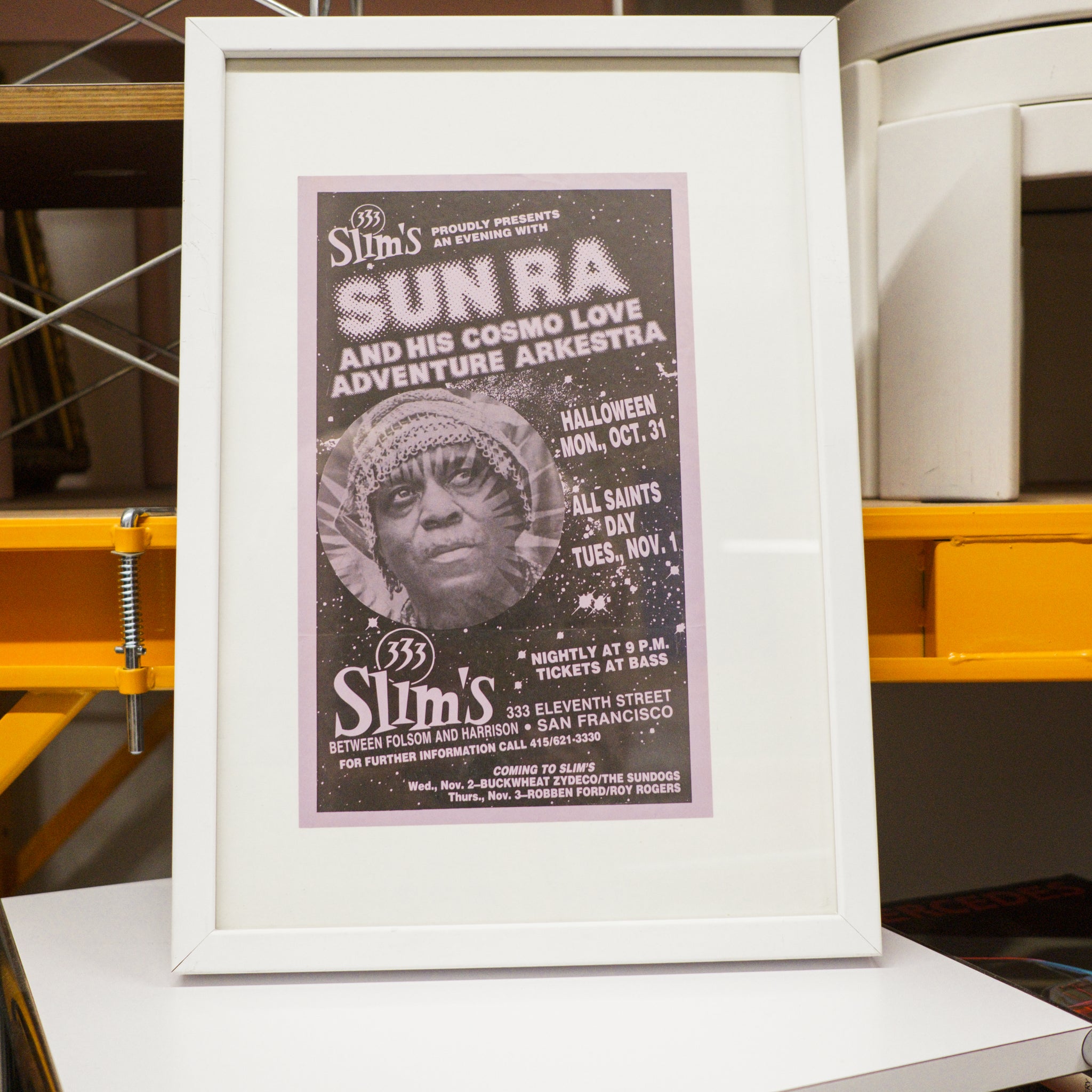 SunRa at Slims Halloween Poster (Framed)