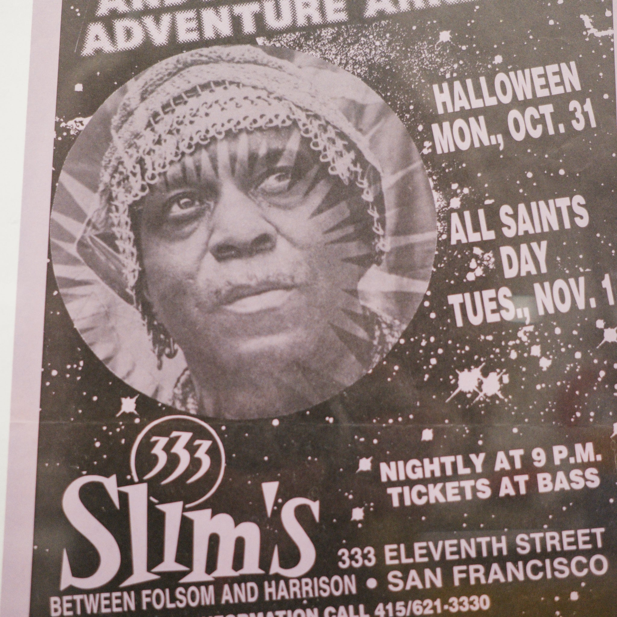 SunRa at Slims Halloween Poster (Framed)