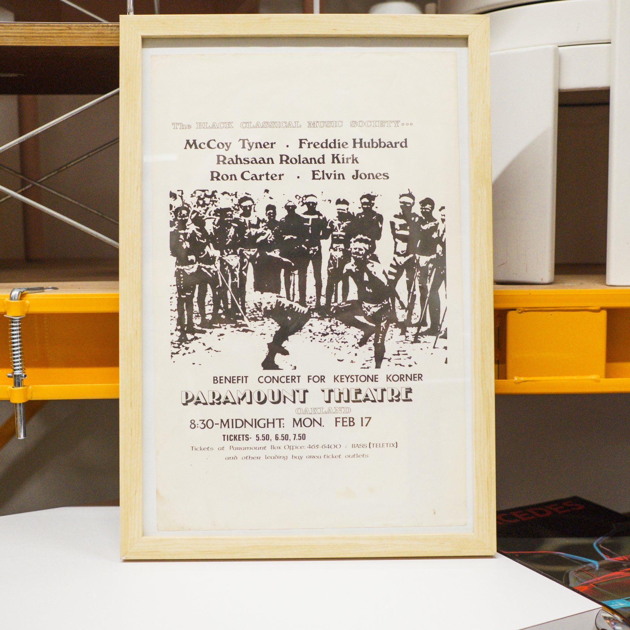Benefit Concert for Keystone Korner Poster - 1975 (Framed)