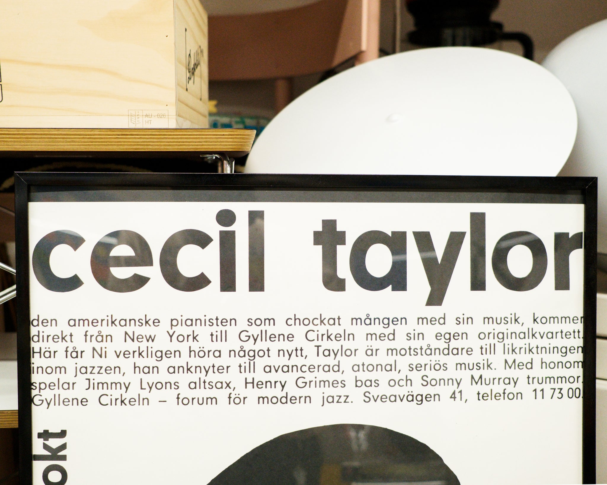 1962 Cecil Taylor Poster