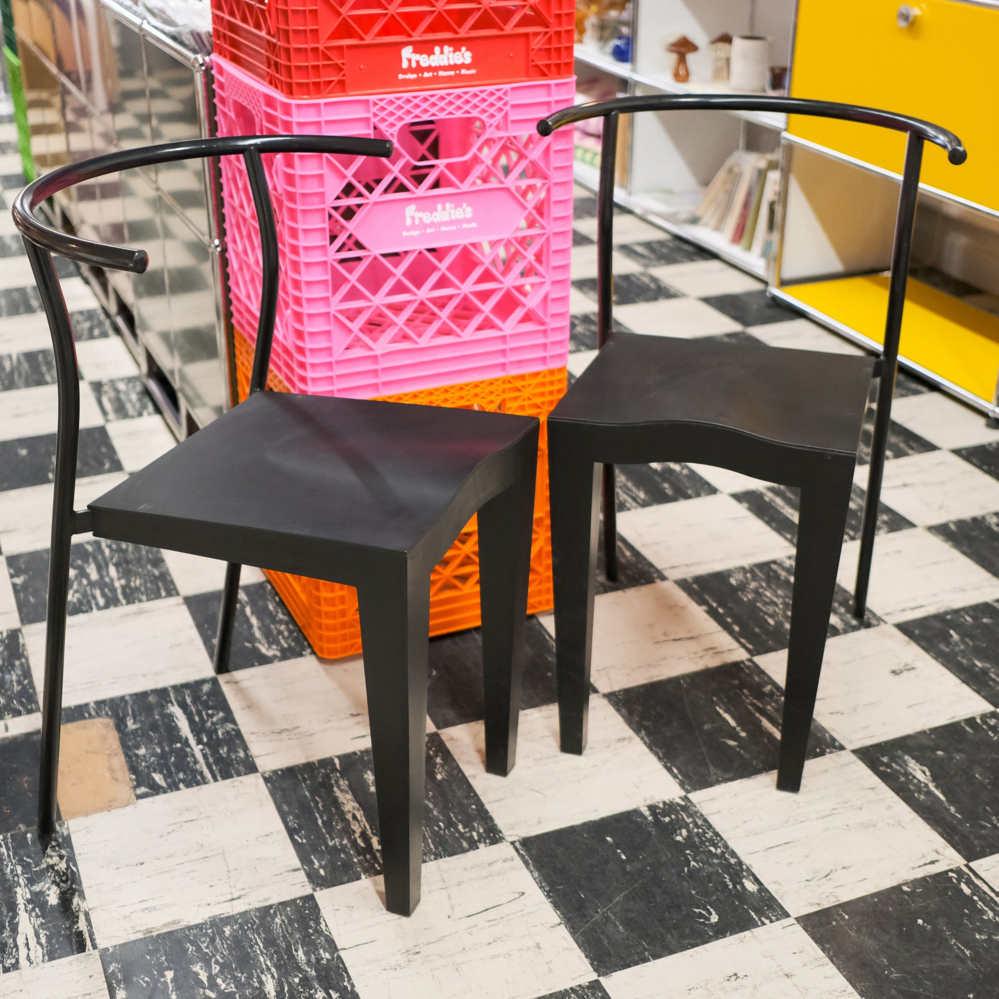 Pair of Dr Glob Chairs by Phillipe Stark for Kartell