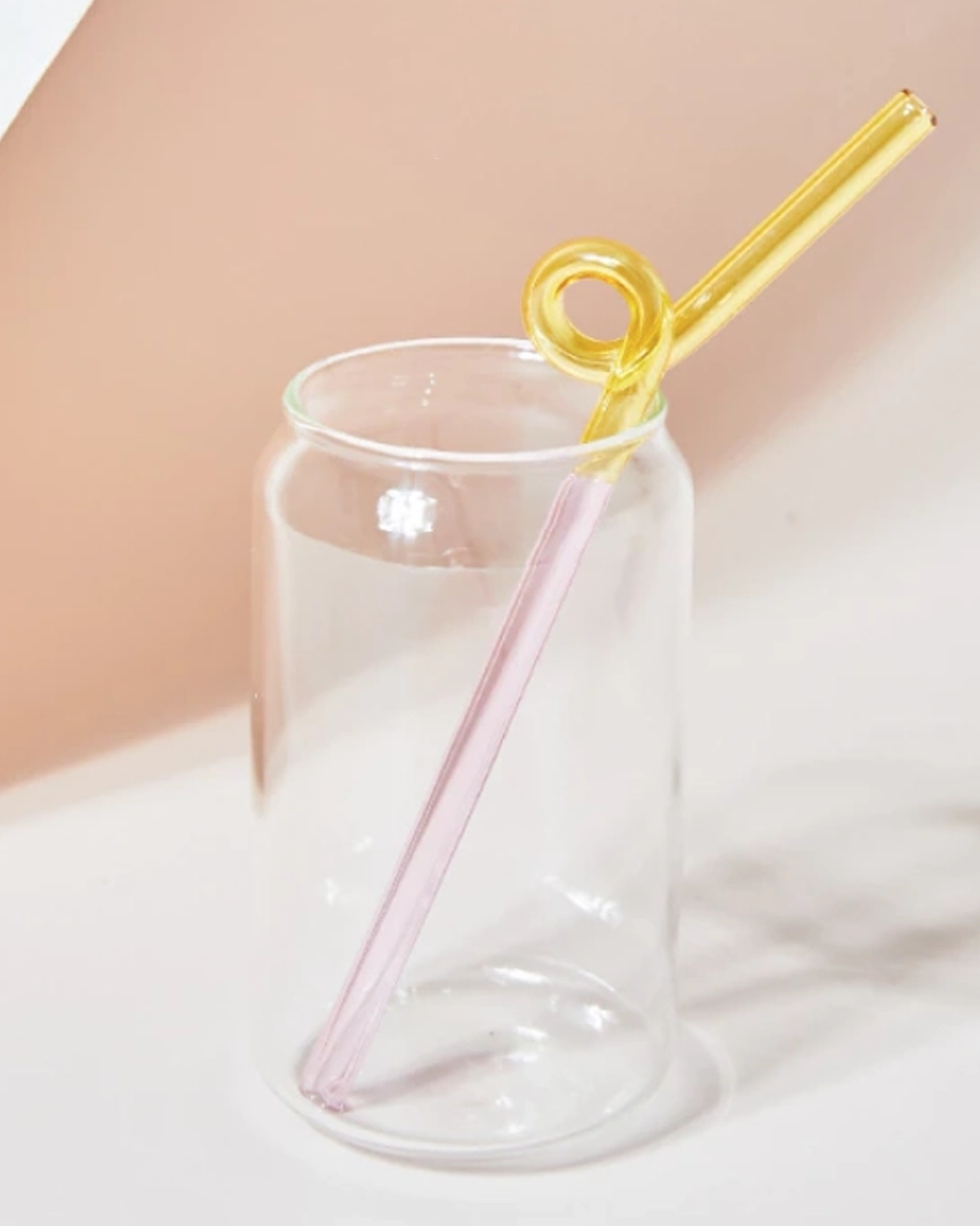 Squiggly Reusable Glass Straws