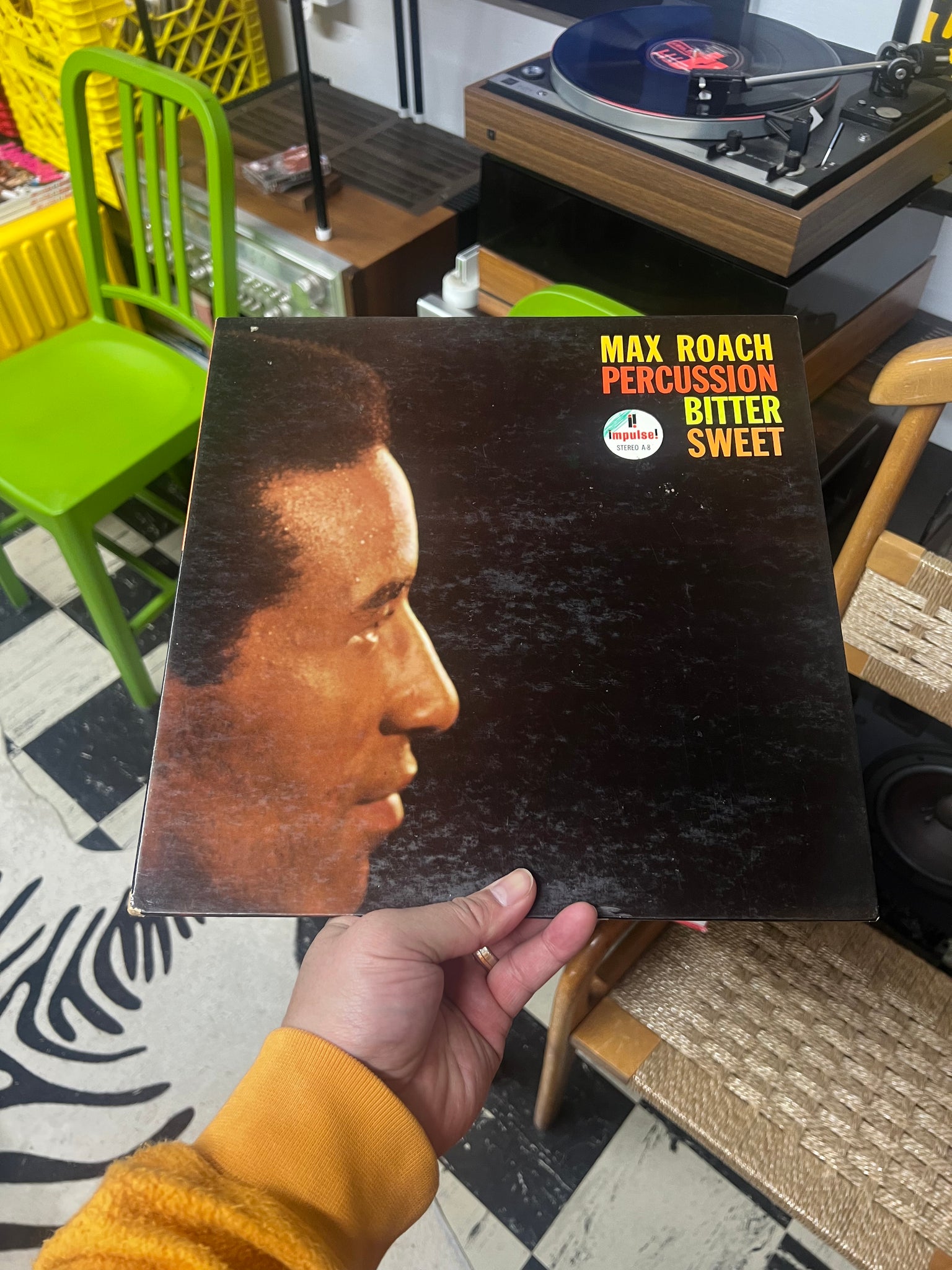 Max Roach Percussion Bitter Sweet A-S-8 1961 VG all around