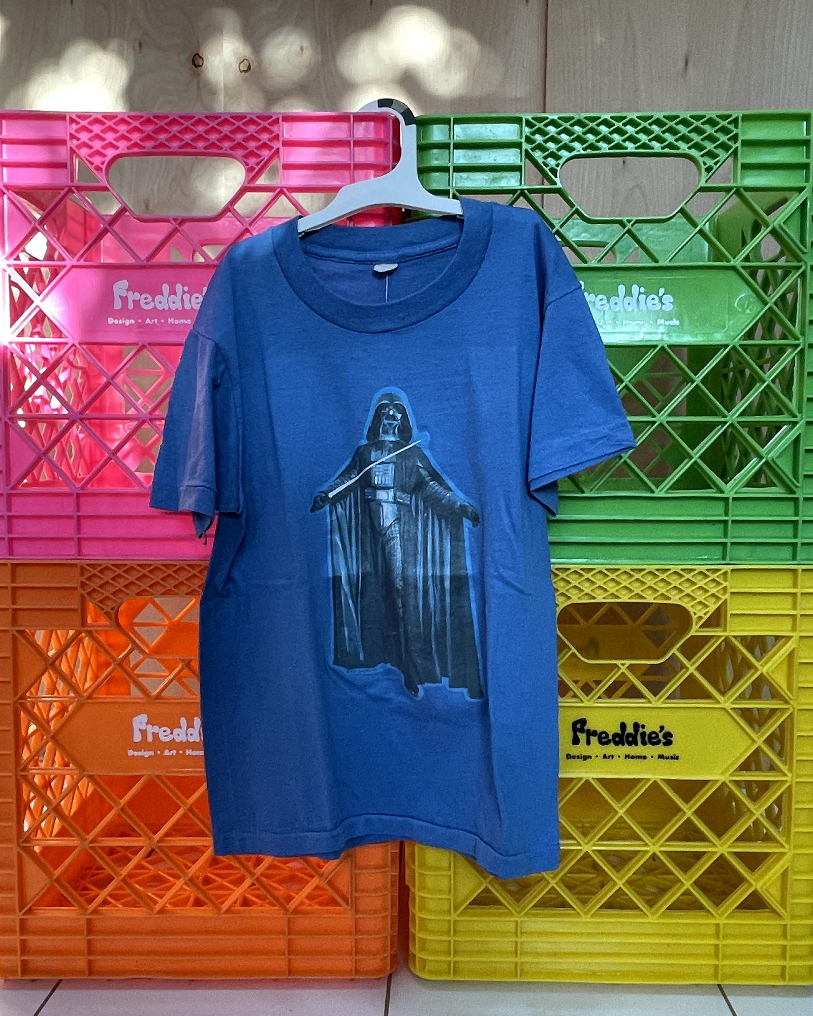 Star Wars Vintage 1977 Kids Tee Darth Vader - Blue – Freddie